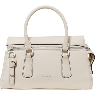 Kate Spade New York bond smooth leather mini handbag in Cashew Milk at Nordstrom