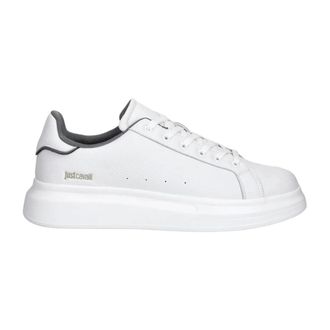 Just Cavalli Heren, Schoenen, Wit, Maat: 44 EU Leer