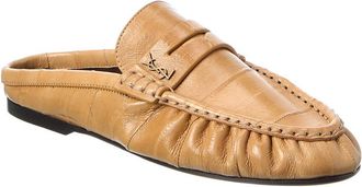Saint Laurent Le Loafer Leather Mule