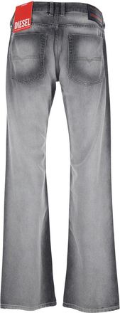 Diesel Mens Five-Pocket Jeans Grey Cotton