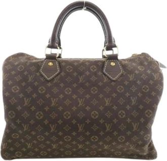 Louis Vuitton Pre-owned Handbags, female, Brown, Size: ONE SIZE Pre-owned Monogram Mini Boston Bag