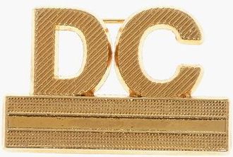 Dsquared2 Gold-Effect Brass Pin size One Size
