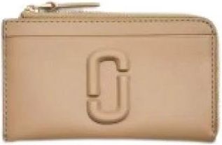 Marc Jacobs Covered J Marc Top Zip Multi Wallet - Dames - Portefeuilles - Bruin - ONE Size - Leer - Accessoires