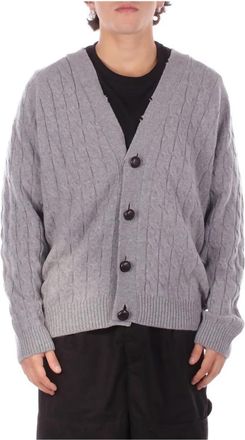 Amaranto Cardigans - Heren - Vesten - Grijs - L - Truien & Vesten