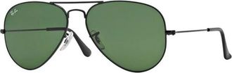 Ray-Ban Sunglasses, unisex, Black, 58 MM, Classic Aviator Sunglasses
