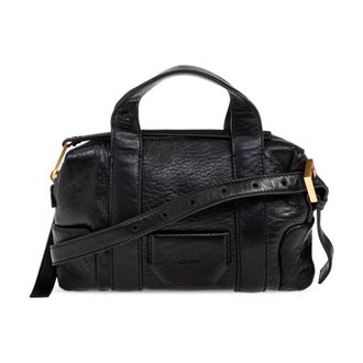 AllSaints Handbags, female, Black, Size: ONE SIZE Ares G Compact Crossbody