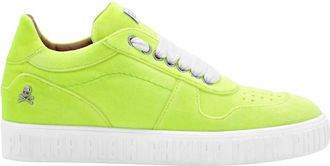 Philipp Plein Velvet Lo-Top Sneakers King Power - Dames - Sneakers - Geel - 35 EU - Leer - Schoenen