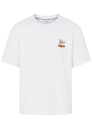 Percival Printed Cotton T-shirt - White - Xxl