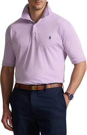 Polo Ralph Lauren Big & Tall Classic Polo Shirt in Powder Purple at Nordstrom, Size Xx-Large