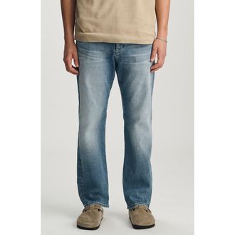 Mavi Matt Straight Leg Jeans in Light Used Brushed Classic Vin at Nordstrom, Size 33 X 32
