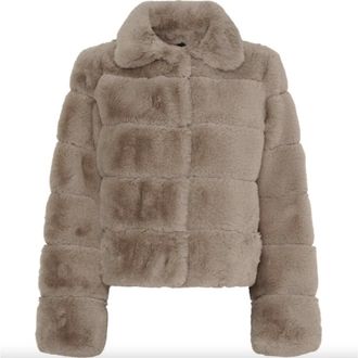 Notyz Faux Fur & Shearling Jackets - female - NOTYZ - Faux Fur & Shearling Jackets - Beige - 2XL - Jackets