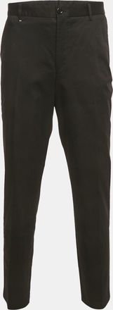 HUGO BOSS Boss By Hugo Boss Black Gabardine Formal Trousers XXL