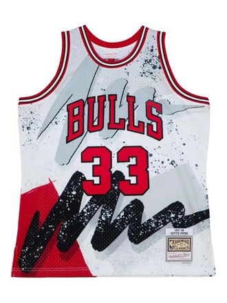 Mitchell & Ness x NBA Chicago Bulls Scottie Pippen 1997-98 Hyper Hoops Swingman tank top - men - Fabric - M - White