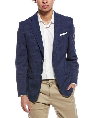 HUGO BOSS Hutson Wool-Blend Slim Fit Blazer