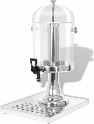 vidaXL Dispensador de zumo acero inoxidable 8 l Vidaxl