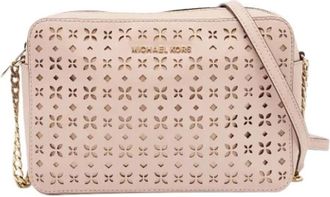 Michael Kors Pre-owned Crossbody Tas - Dames - Vintage Schoudertas - Roze - ONE Size - Leer - Vintage