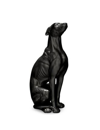 Schubiger M&ouml;bel Figur Greyhound Schwarz H: 90 cm