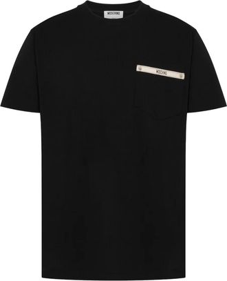Moschino T-shirt con taschino - Nero