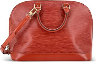 Louis Vuitton Vintage Alma Handbag Epi Leather PM satchel - Bruin