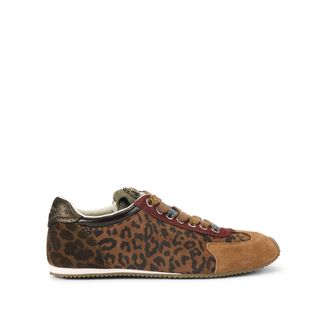 Kurt Geiger Womens Suede Islington Sneaker Sneakers - Brown - Size UK 8