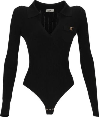 Elisabetta Franchi Mujer, Camisetas, Negro, Talla: L