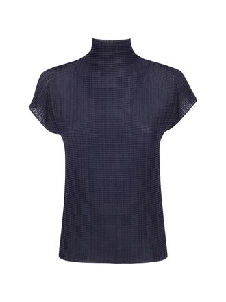 Issey Miyake Wooly Pleats Bk Wt 66 Shirt