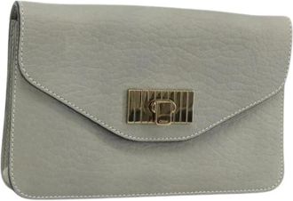 Chlo&eacute; Pre-owned Clutches, female, Gray, Size: ONE SIZE Pre-owned Clutch Bag