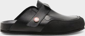 Casablanca Men & apos;s Outdoor Pebbled Leather Mules