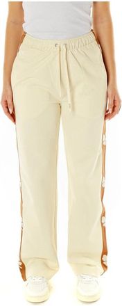 Autry Klaverblad Jogger Broek - Dames - Wijde Broeken - Beige - M - Broeken