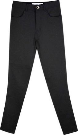 Victoria Beckham Black neoprene skinny jeans Size 28/71