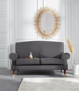 HOME AFFAIRE 2-Sitzer »Rennes« in Samtoptik oder Baumwoll-Mix