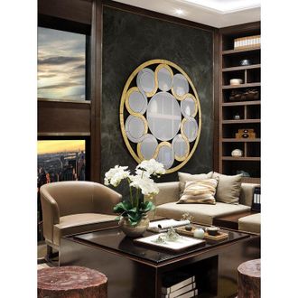 Schuller Espejo Zendaya Oro 120&oslash;