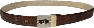Cartier Pre-owned Vintage Riem - Dames - Vintage Accessoires - Bruin - ONE Size - Leer - Vintage