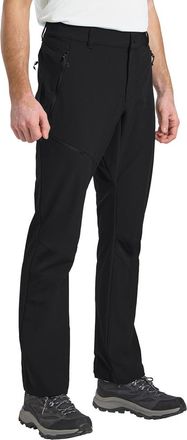 Jack Wolfskin Softshellhose JACK WOLFSKIN HOLDSTEIG PANTS M, Herren, Gr. 46, Normalgr&ouml;ssen, schwarz, Obermaterial: 90% Polyamid, 10% sonstige Fasern; Futter: 100% P