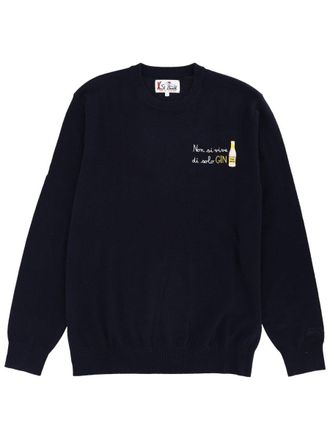 MC2 Saint Barth Sweater With Embroidery-Uomo