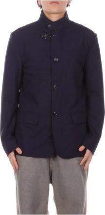 Fay Blauwe jassen - Heren - Zomerjassen - Blauw - 2XL - Jassen