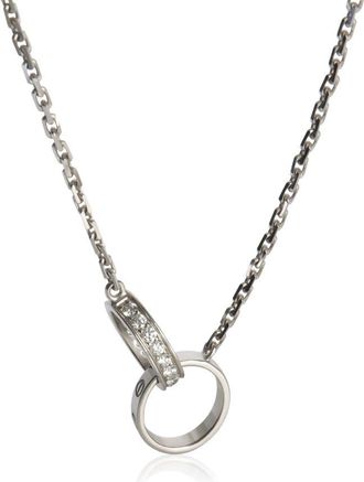 Cartier Pre-Owned Cartier White Gold Diamond Love Necklace