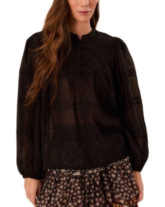 Farm Rio Farm Rio Scallops Blouse