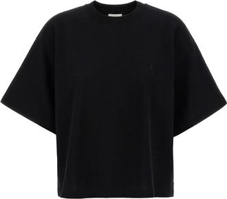 Saint Laurent Cassandre T-shirt - Zwart