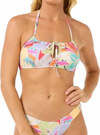 Rip Curl Cala Vadella D-Dd Crop Bikini Top In Multi