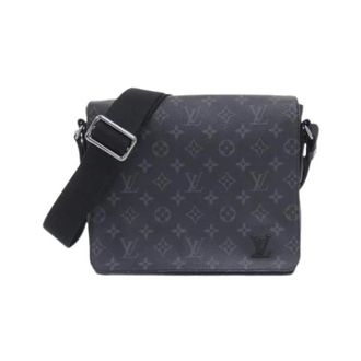 Louis Vuitton Pre-owned Monogram Eclipse District Schoudertas - Heren - Pre-owned - Zwart - Maat: ONE Size