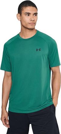 Under Armour UA Tech 2.0 Short Sleeve T-Shirts Mens T Shirt Rack Green/Black : XL, Polyester