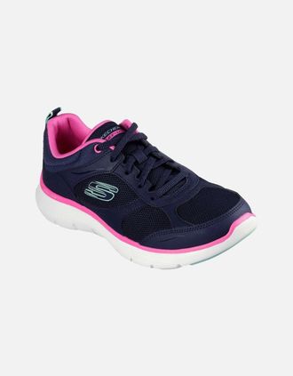 Skechers Womens Flex Appeal 5.0 Fresh Touch Womens Trainers - Black - Size: 4