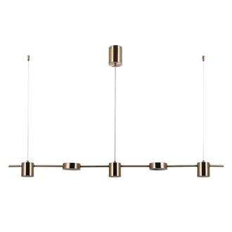 Netlighting Remdal Modern Bar Pendant Ceiling Light LED 4000K in Gold