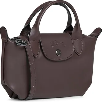 Longchamp Womens Handbag Le Pliage Xtra Mocha Brown Polyamide Handbags Hand Bags