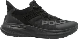 Polo Ralph Lauren Court Blade Sneaker - Heren - Sneakers - Zwart - 44 EU - Leer - Schoenen