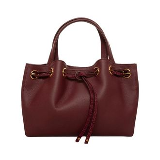 Borbonese Borsa shopping in pelle - - Bags - Donna - Rosso - ONE SIZE