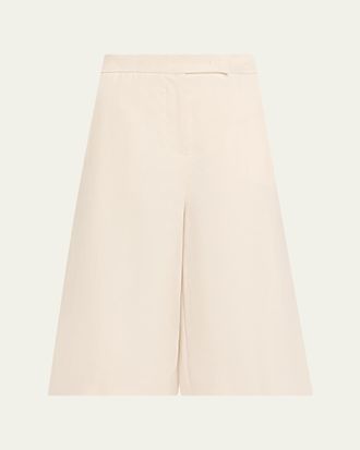 Max Mara Wide-Leg Linen Pants