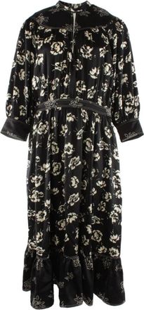Ralph Lauren Maxi Jurken - Dames - Casual kleedjes - Veelkleurig - L - Polyester - Kleedjes