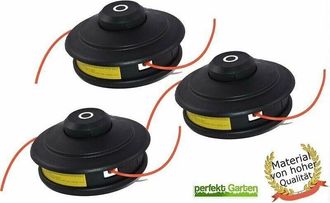 OEM Juego De 3 Cabezales De Alimentaci&oacute;n Autom&aacute;tica Doble Para Desbrozadoras Fuxtec